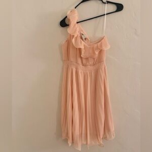 American Rag One Shoulder Dress in Light Pink - Picture 4 of 10